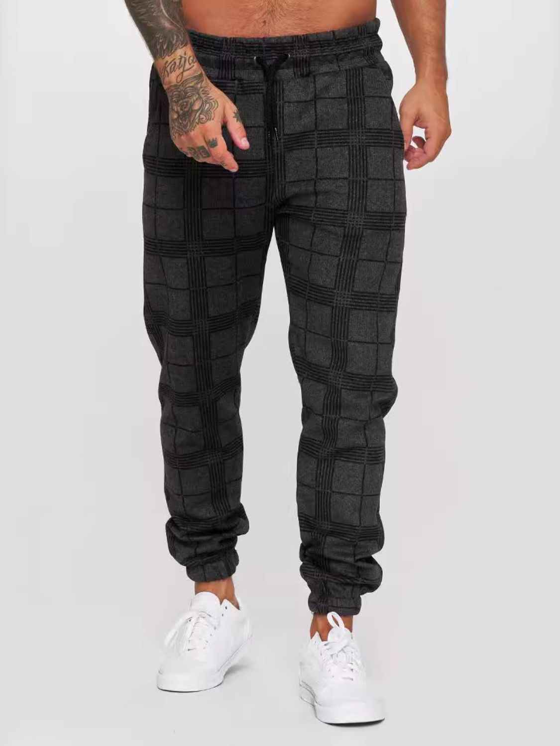 Men's Plaid Drawstring Pants - Damned Threads